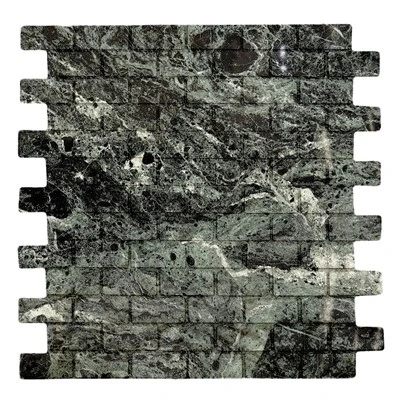 Zapieczętowane podłogi marmurowe 12x12 verde alpi